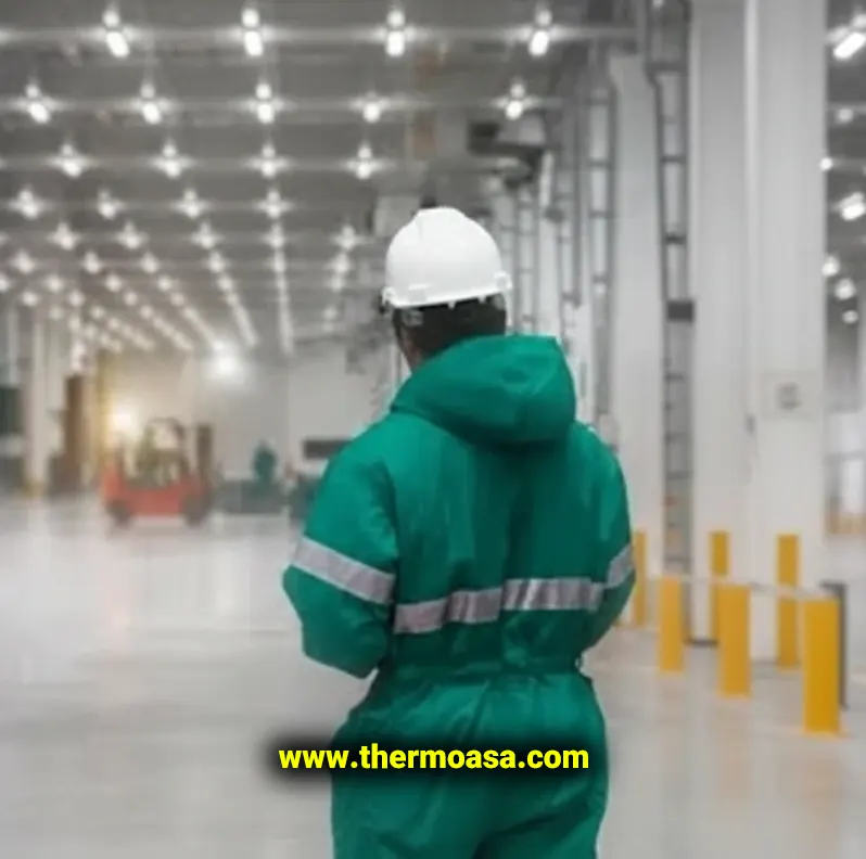 human in cold storage