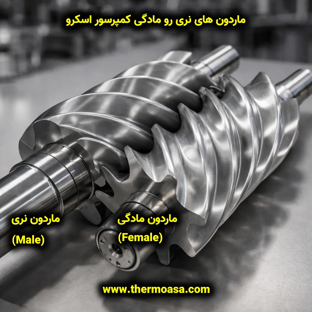 ماردون های کمپرسور اسکرو