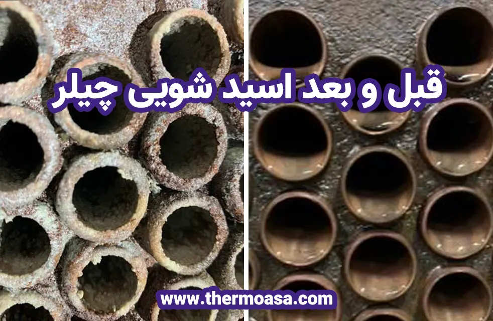 قبل و بعد اسید شویی